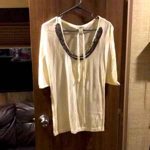 Intricate bead work blouse